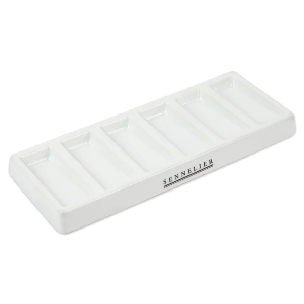 Palette porcelaine 6 compartiments
