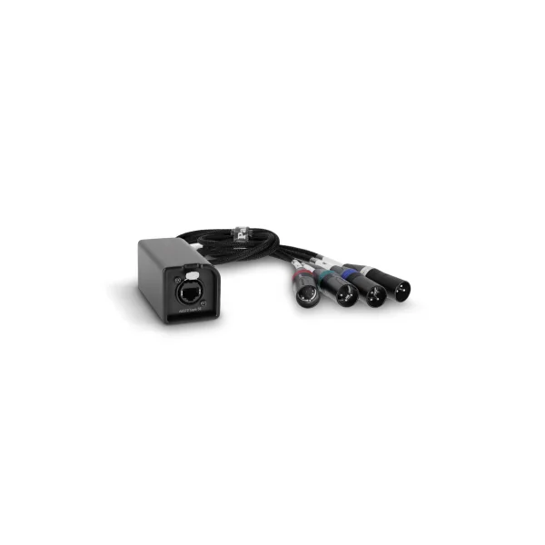 Palmer P AOC L XLR M - Coupleur RJ45 vers 4 XLR mâles 3 broches