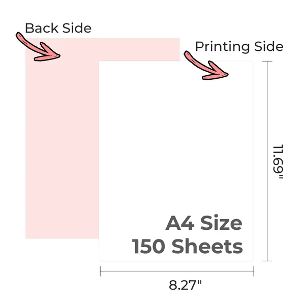 Papier de sublimation (150 pièces)