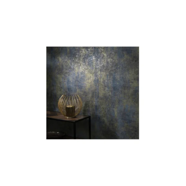 Papier Peint ERISMANN Collection ELLE DECORATION 4 10438-08 Bleu or