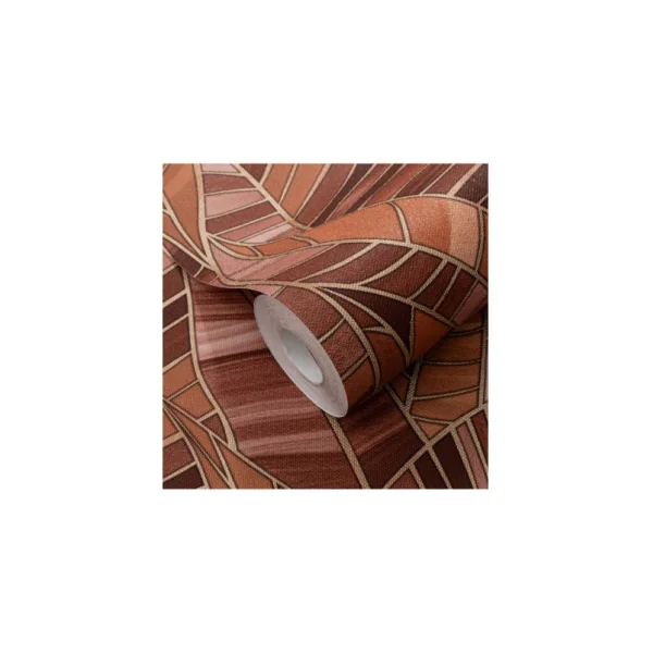 Papier Peint ERISMANN Collection ELLE DECORATION 4 10446-13 Terracotta