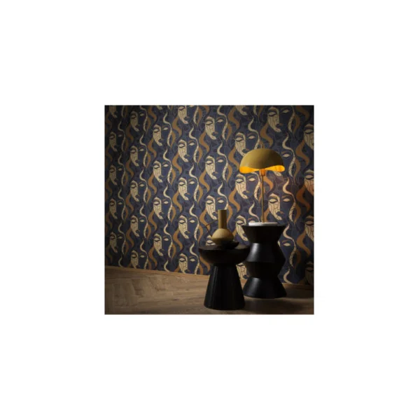 Papier Peint ERISMANN Collection ELLE DECORATION 4 10458-08 Bleu