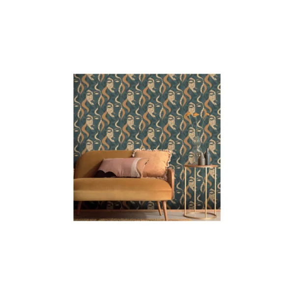 Papier Peint ERISMANN Collection ELLE DECORATION 4 10458-19 Vert