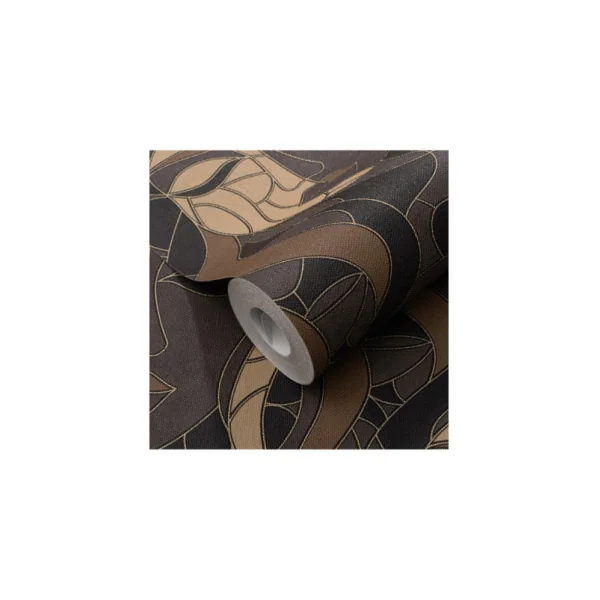 Papier Peint ERISMANN Collection ELLE DECORATION 4 10458-37 Marron