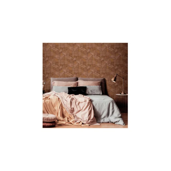 Papier Peint ERISMANN Collection ELLE DECORATION 4 12217-13 Terracotta