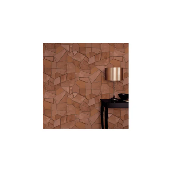 Papier Peint ERISMANN Collection ELLE DECORATION 4 12217-13 Terracotta