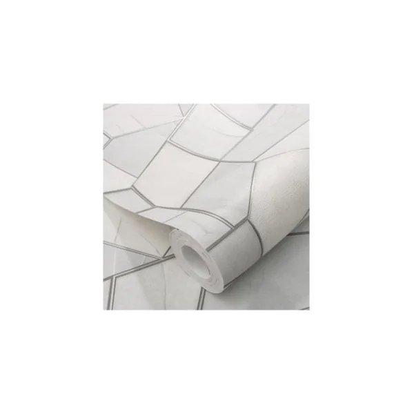 Papier Peint ERISMANN Collection ELLE DECORATION 4 12217-31 Gris argent