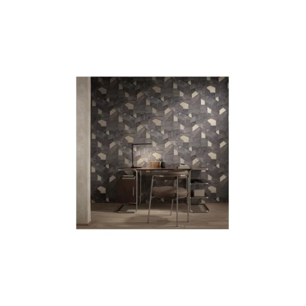 Papier Peint ERISMANN Collection ELLE DECORATION 4 12217-37 Gris or