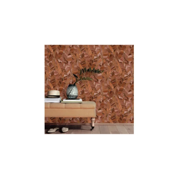 Papier Peint ERISMANN Collection ELLE DECORATION 4 12218-13 Terracotta