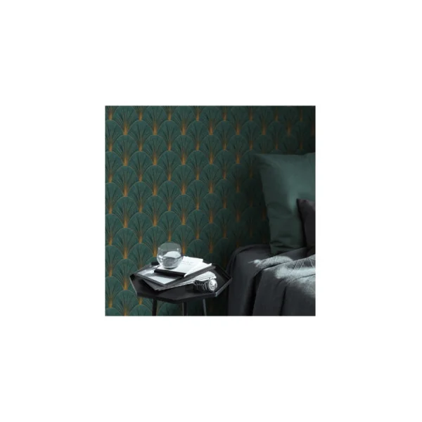 Papier Peint ERISMANN Collection ELLE DECORATION 4 12220-19 Vert eau