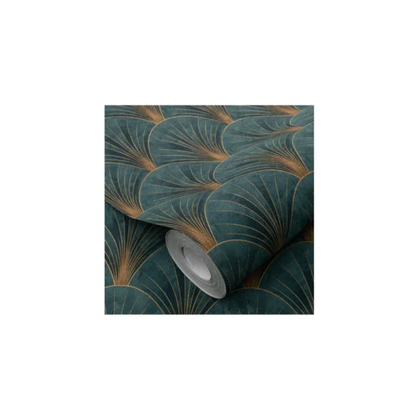 Papier Peint ERISMANN Collection ELLE DECORATION 4 12220-19 Vert eau