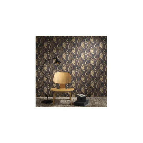 Papier Peint ERISMANN Collection ELLE DECORATION 4 12222-37 Marron