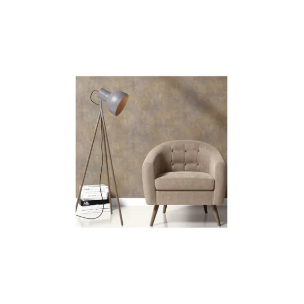 Papier Peint ERISMANN Collection ELLE DECORATION 4 12224-20 Gris or