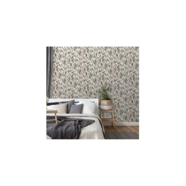 Papier Peint ERISMANN Collection GENTLE 10431-07 Vert grege