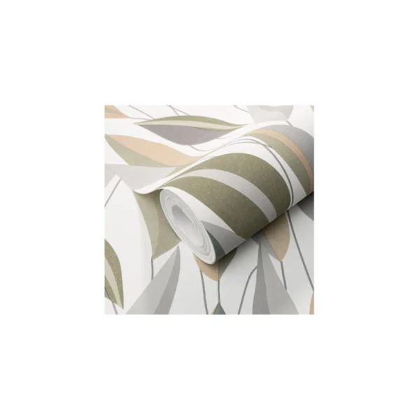 Papier Peint ERISMANN Collection GENTLE 10431-07 Vert grege