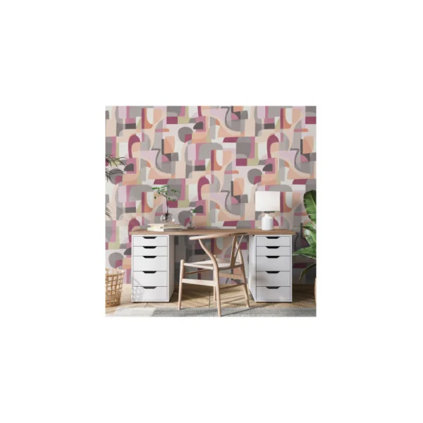 Papier Peint ERISMANN Collection GENTLE 10432-06 Rose gris
