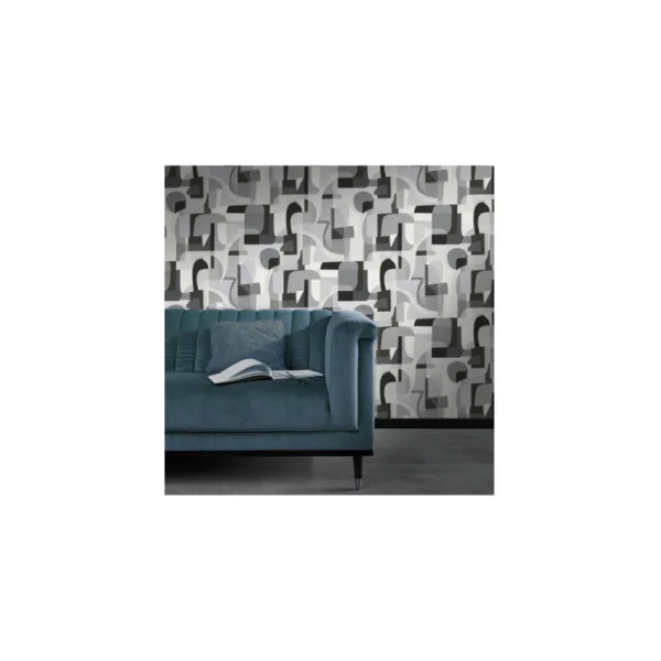 Papier Peint ERISMANN Collection GENTLE 10432-10 Gris noir