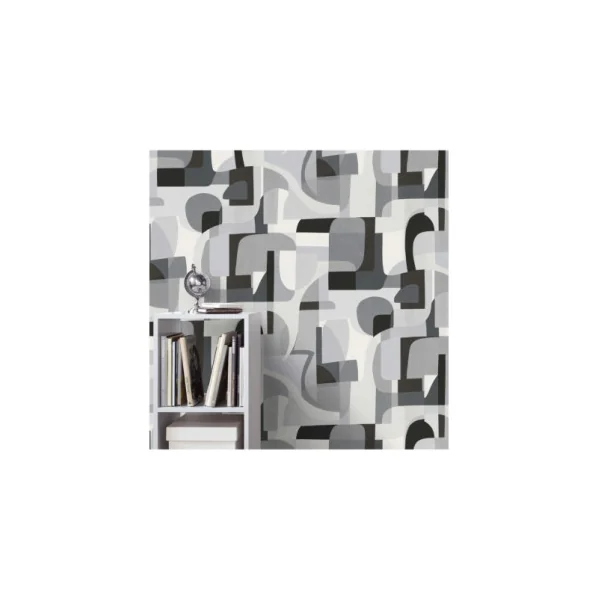 Papier Peint ERISMANN Collection GENTLE 10432-10 Gris noir