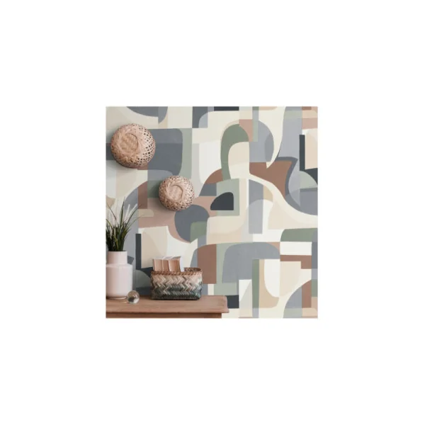 Papier Peint ERISMANN Collection GENTLE 10432-11 Vert marron