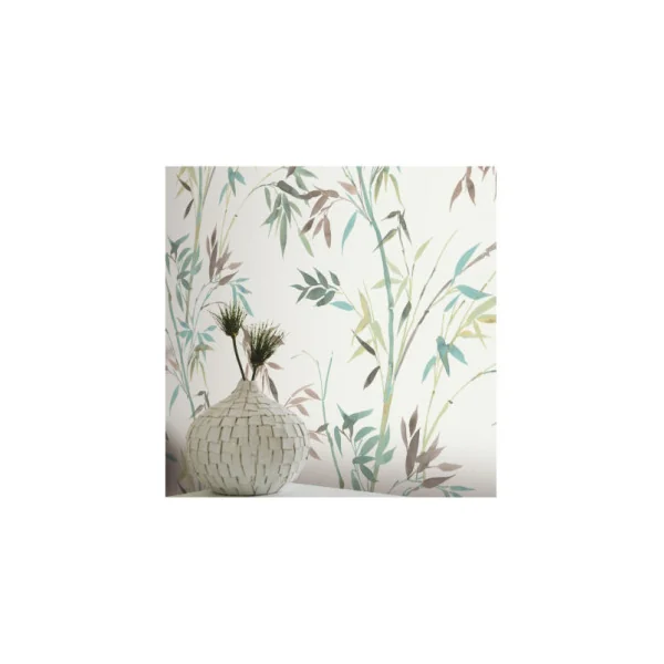 Papier Peint ERISMANN Collection MARTINIQUE 12188-18 Vert celadon