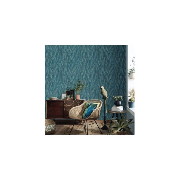 Papier Peint ERISMANN Collection MARTINIQUE 12191-19 Bleu