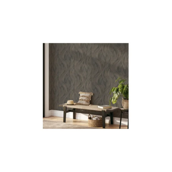 Papier Peint ERISMANN Collection OPUS 10456-11 Taupe cuivre