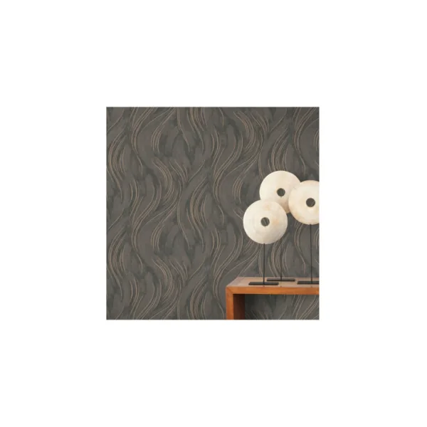 Papier Peint ERISMANN Collection OPUS 10456-11 Taupe cuivre