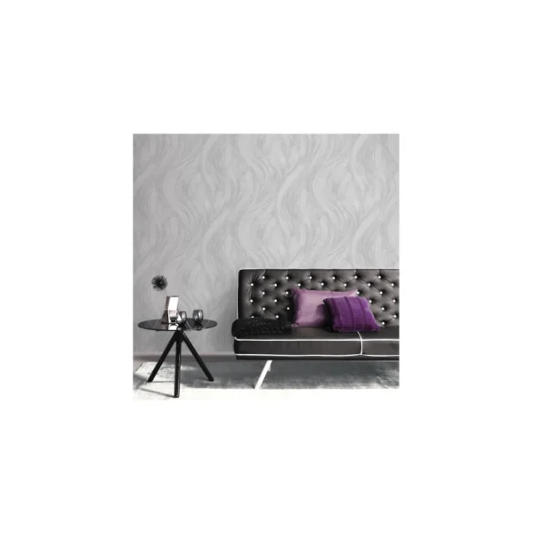 Papier Peint ERISMANN Collection OPUS 10456-31 Gris argente