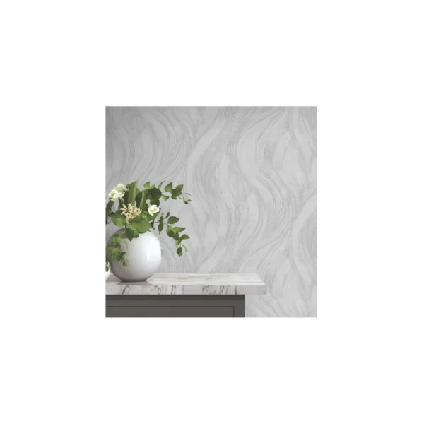 Papier Peint ERISMANN Collection OPUS 10456-31 Gris argente
