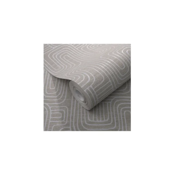 Papier Peint ERISMANN Collection OPUS 10461-11 Taupe