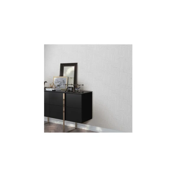 Papier Peint ERISMANN Collection OPUS 10461-31 Gris argent