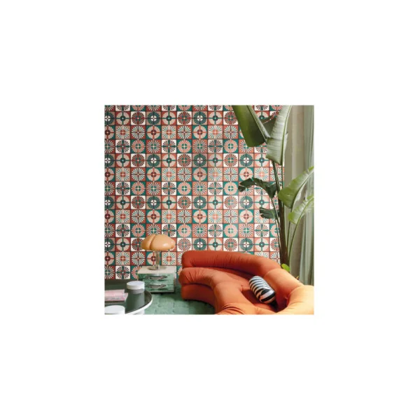 Papier Peint MASUREEL Collection Rock Ray Cantaloupe ROC403
