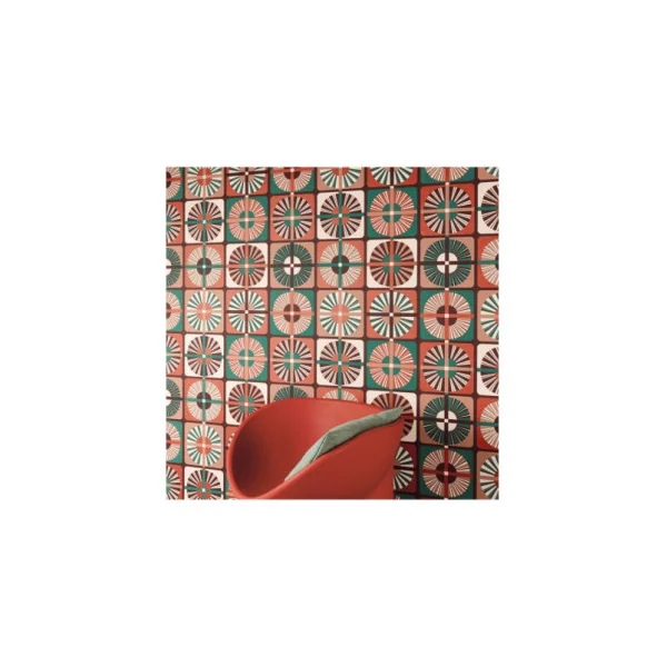 Papier Peint MASUREEL Collection Rock Ray Cantaloupe ROC403