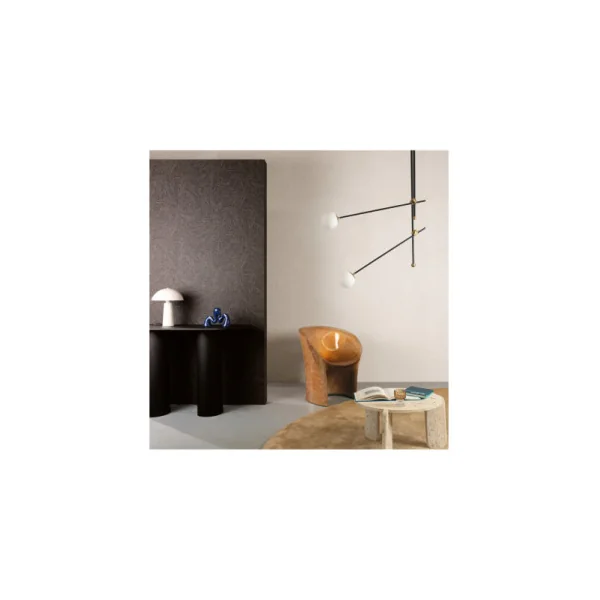Papier Peint MASUREEL Collection Rock Zebra Coffee ROC103