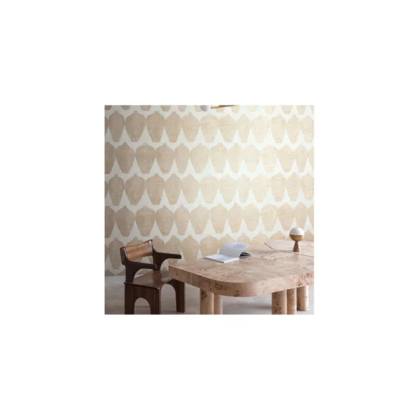 Papier Peint MASUREEL Collection Terra Hemia Oyster (70cm) TER201