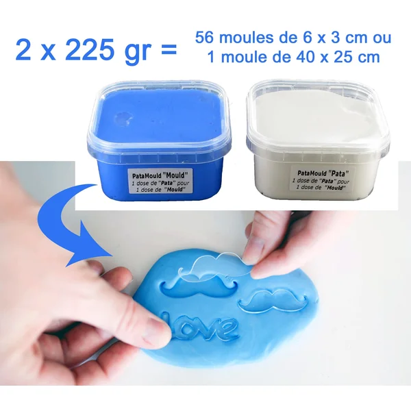 Patamould pâte de moulage bi composant en 2x225 gr