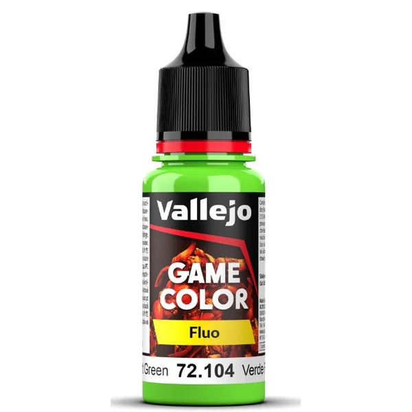 Peinture Game Color Fluo 18ml - 8 couleurs