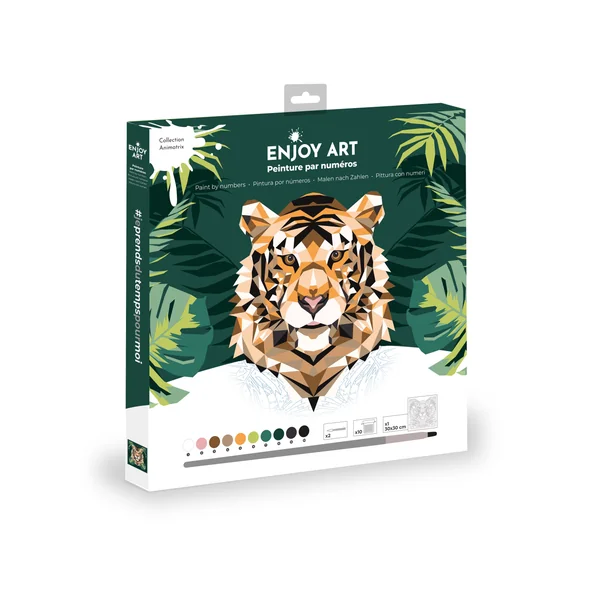 Peinture par numéro - Le tigre