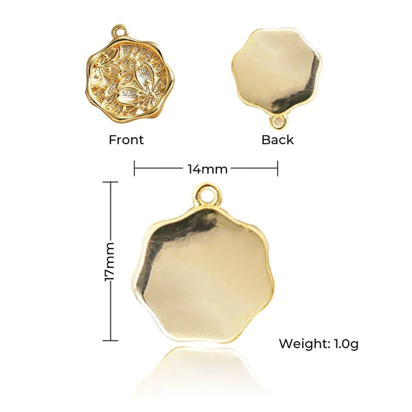 Pendentif plaqué or 14 carats / 18 carats