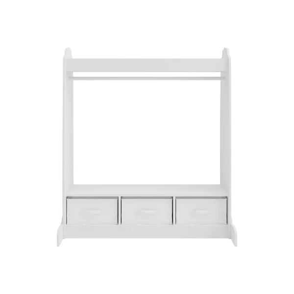 Penderie Enfant Armoire Enfant Montessori Porte Manteaux Chambre Enfant 3 Tiroirs