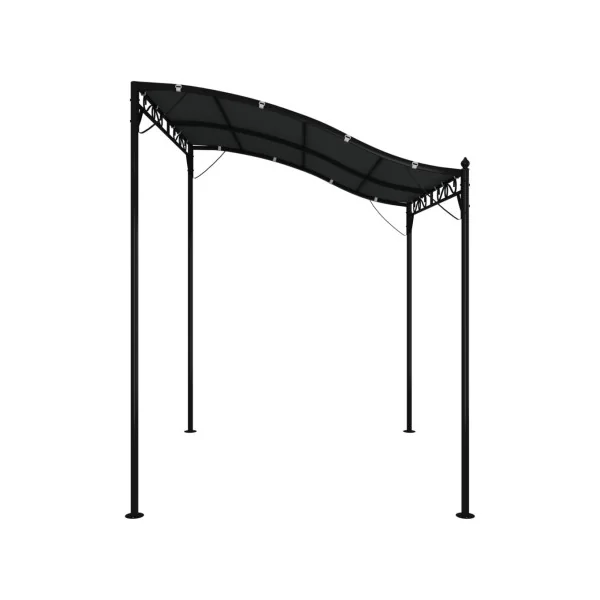 Pergola de Jardin 2,30x2x2,55m Tonnelle de Jardin Anthracite Tonnelle Terrasse