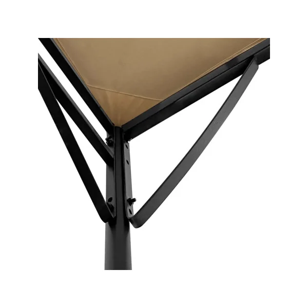 Pergola de Jardin 2,30x2x2,55m Tonnelle de Jardin Taupe Tonnelle Terrasse