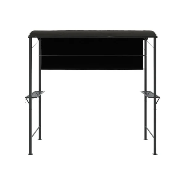 Pergola de Jardin Tonnelle Jardin Abri Pour l'Extérieur Anthracite Toit Tissu