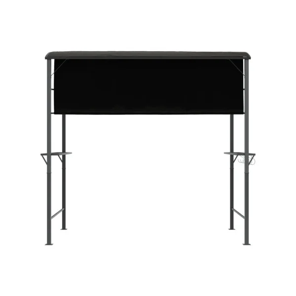 Pergola de Jardin Tonnelle Jardin Abri Pour l'Extérieur Anthracite Toit Tissu