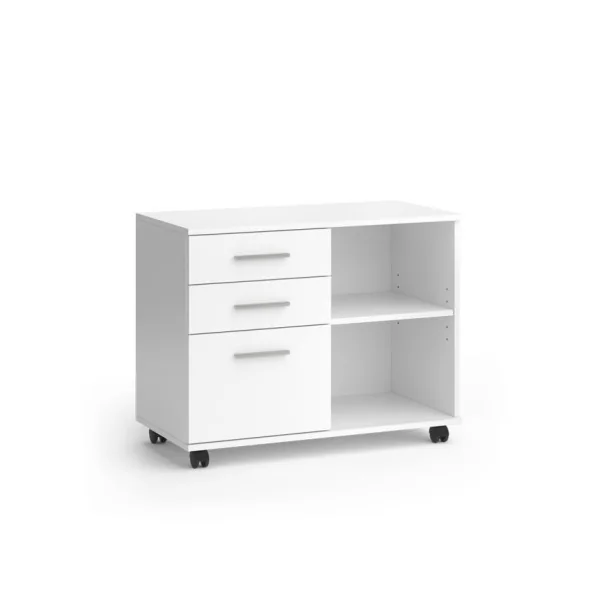 Petit Meuble Bureau Mobile Rangement Bureau de chambre Meuble Blanc