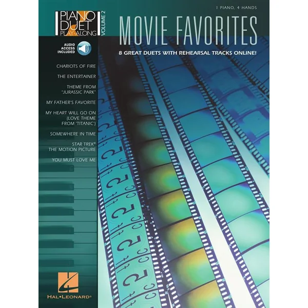 Piano Duet Play Along Vol 02 Movie Favorites