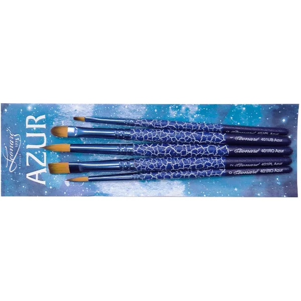 Pinceaux mini Azur - Set de 5 pinceaux