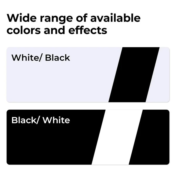 Plaque Acrylique Bicolore 3 mm Noire à Blanche pour Découpe au Laser Diode (3 pièces)