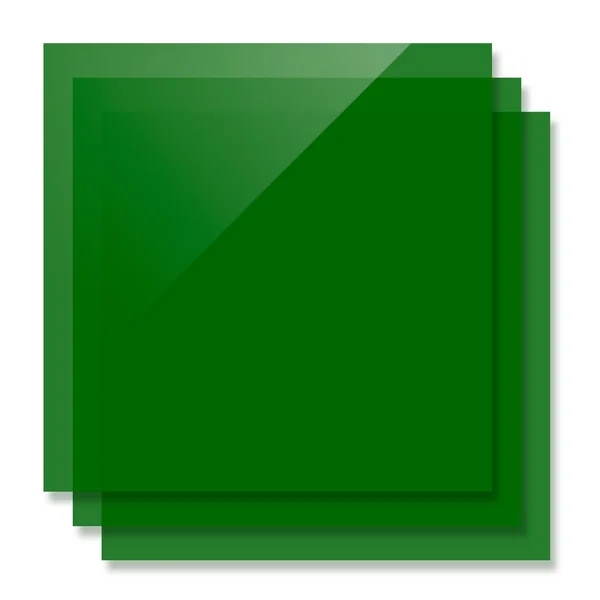 Plaque acrylique translucide brillante verte de 3 mm (lot de 3)