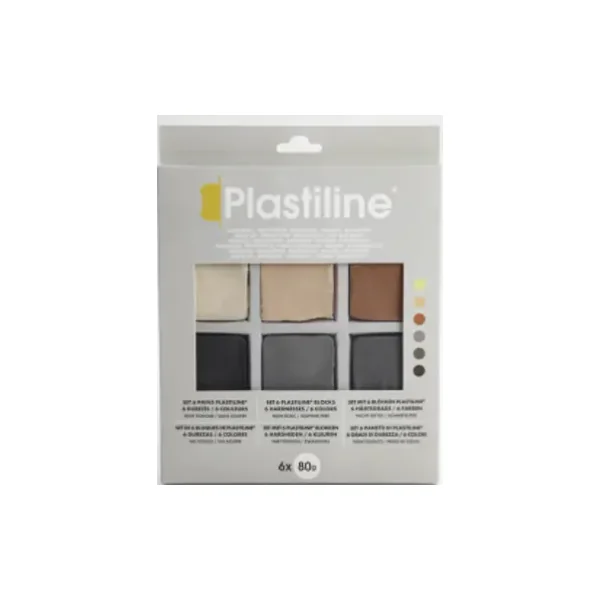 Plastiline Coffret Apprentissage 6 x 80g